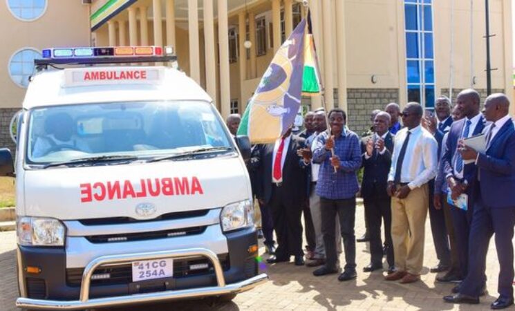 Governor James Orengo Flagged off Three Newly Acquired Ambulances