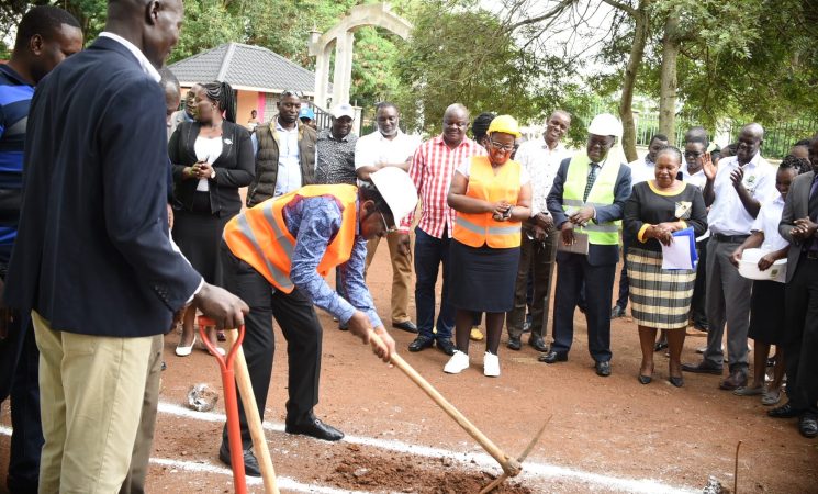 Groundbreaking Ceremony of The Construction of New Office Block