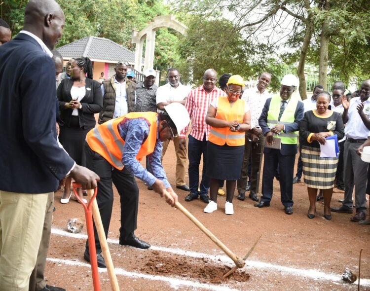 Groundbreaking Ceremony of The Construction of New Office Block
