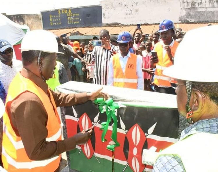 The Rt. Hon. Raila Amolo Odinga presided over the Ground Breaking Ceremony of Yala and Ugunja Town Ring Roads to Bitumen Standards
