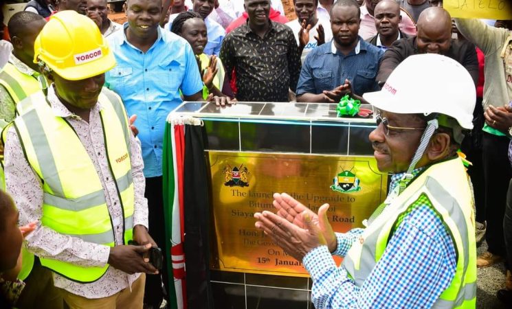 Ground Breaking Ceremony for the Construction Ring Road Project along Rabango