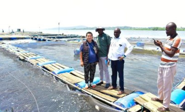 Strengthening the Blue Economy: CECM K'Okoth Sylvestre Visits Aquaculture Investments in Sirongo Beach