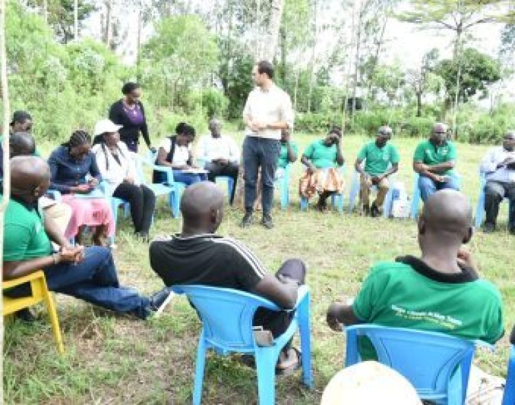 KfW German Reconstruction Bank Team Visits Agricultural Sites Earmarked for FLLoCA Projects in Siaya