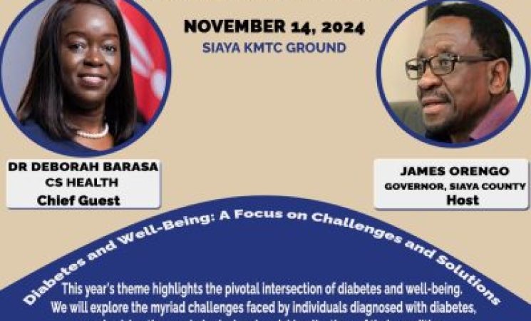 National Spotlight on Siaya as It Hosts World Diabetes Day