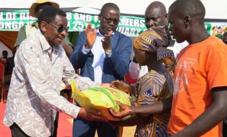Boosting Rice Production through Seeds and Fertilizers’ Distribution