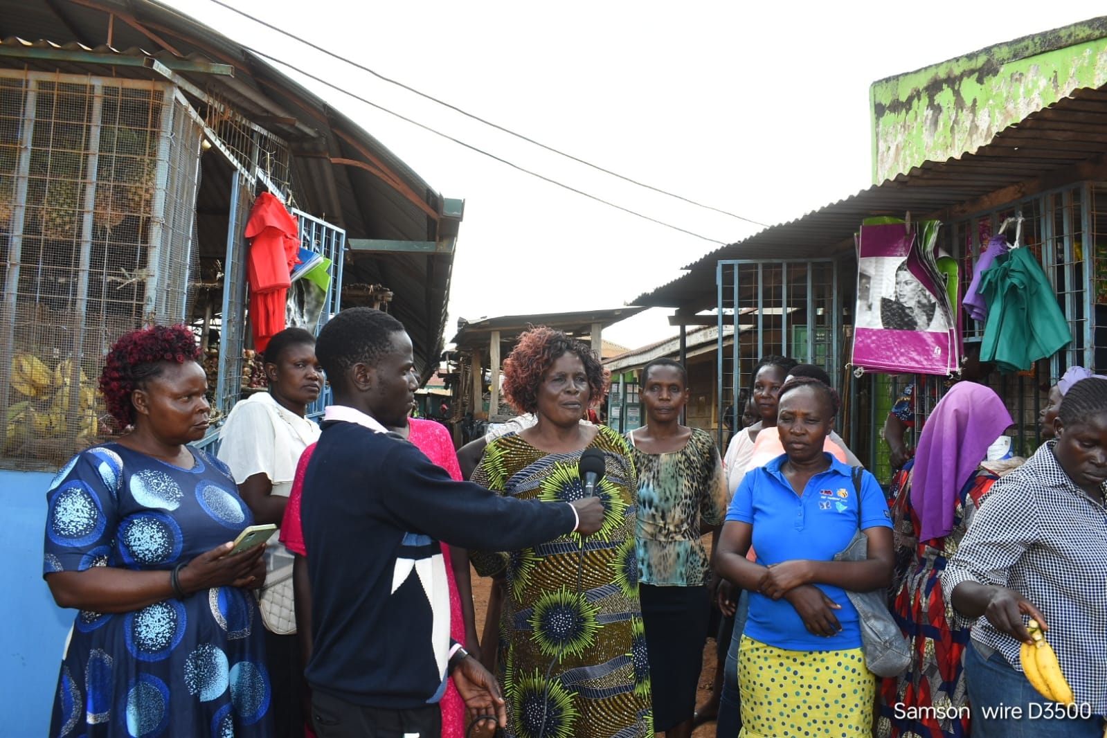 Residents of Ugenya celebrating improved healthcare services
