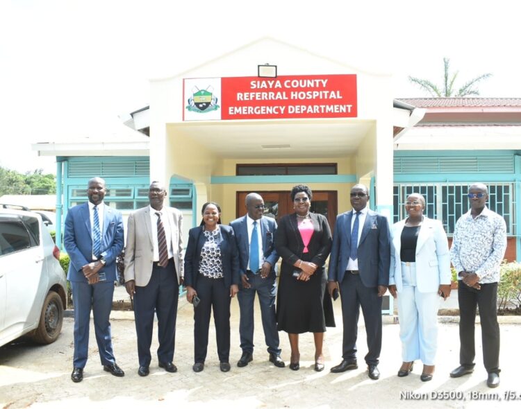CABINET INSPECTION OF SIAYA COUNTY REFERRAL HOSPITAL EMERGENCY UNIT AHEAD OF COMMISSIONING BY GOV. ORENGO