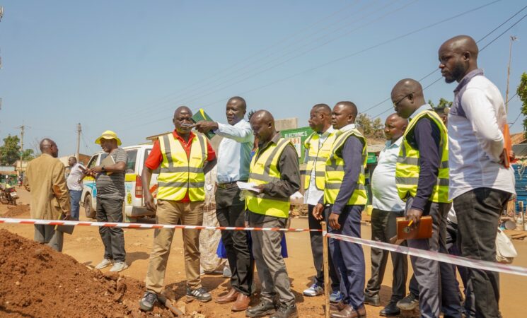 Inspection of the Ongoing Upgrade of Usenge Market Ring Road to Bitumen Standards