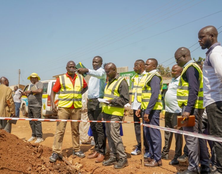 Inspection of the Ongoing Upgrade of Usenge Market Ring Road to Bitumen Standards