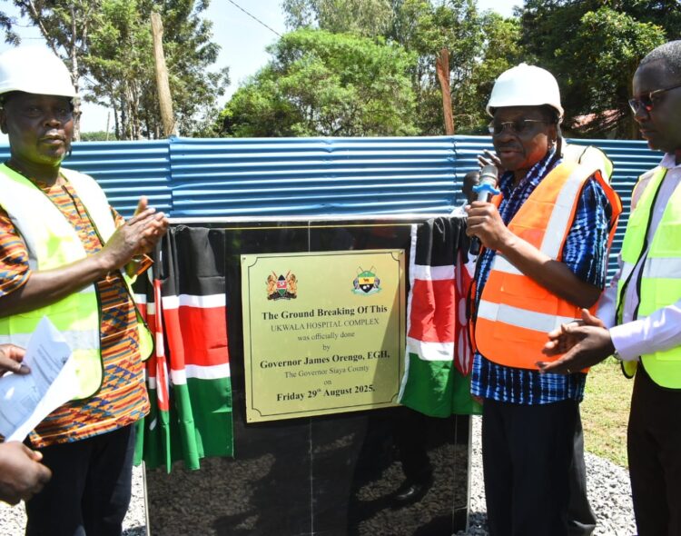 Governor Orengo Breaks Ground on Ultramodern Ukwala Sub-County Hospital Annex, Elevating Healthcare for the Residents