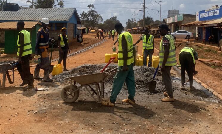 Siaya County Officials Inspect Strategic Sega Market Link Road