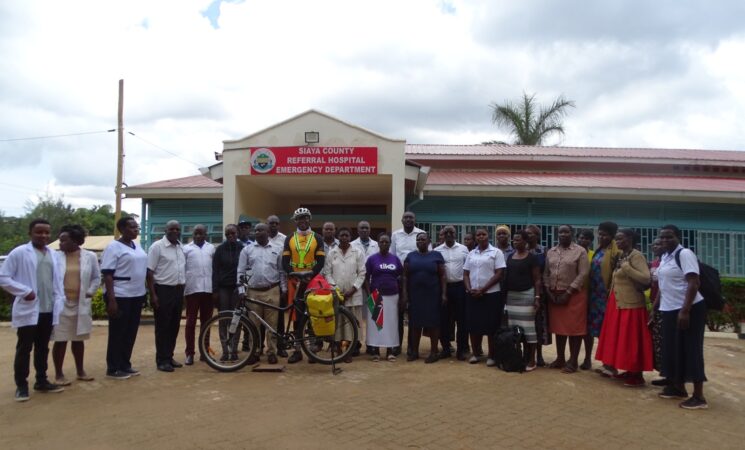 Cycling for Change: A Journey to Break the Silence on Postpartum Depression Across Kenya.