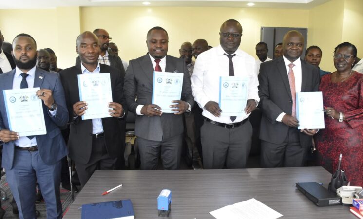 NYALORE GOVERNMENT AND ENVIRONMENT HEALTH PRACTITIONERS UNION SIGN RECOGNITION AGREEMENT