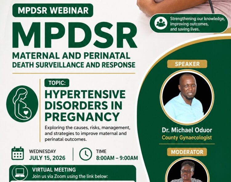 Siaya County Steps Up Fight Against Pre-Eclampsia to Improve Maternal and Newborn Outcomes