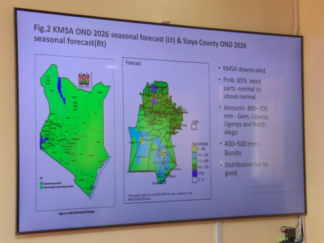 County Government of Siaya Strengthens Disaster Preparedness Ahead of OND Rains