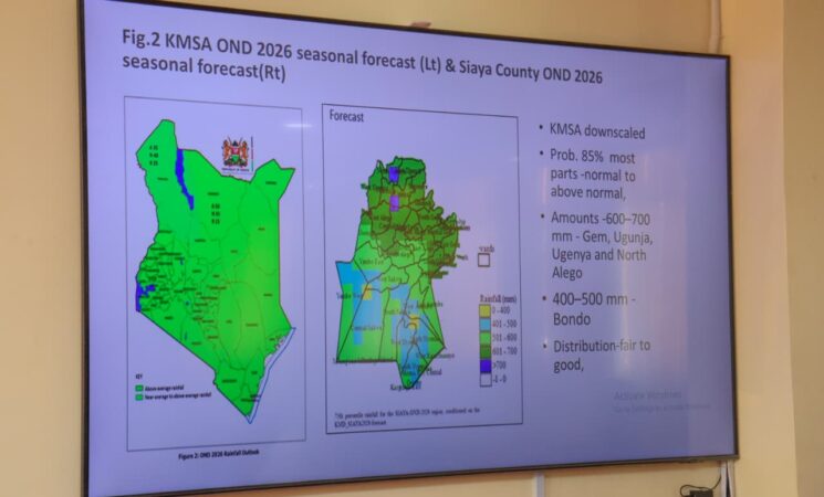 County Government of Siaya Strengthens Disaster Preparedness Ahead of OND Rains