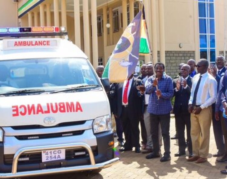 Governor James Orengo Flagged off Three Newly Acquired Ambulances