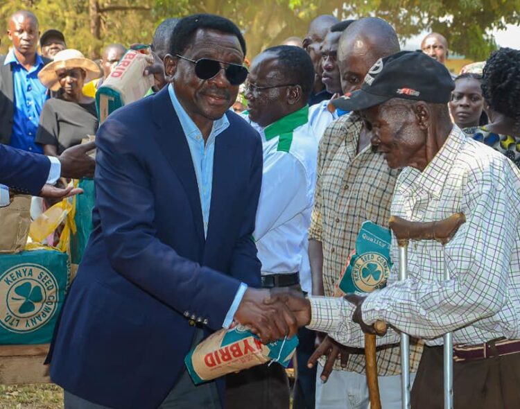 Siaya County Governor James Orengo Distributes 158 tons of Certified Seeds Worth kshs40 million