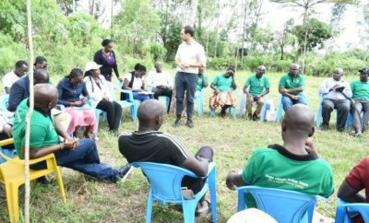 KfW German Reconstruction Bank Team Visits Agricultural Sites Earmarked for FLLoCA Projects in Siaya