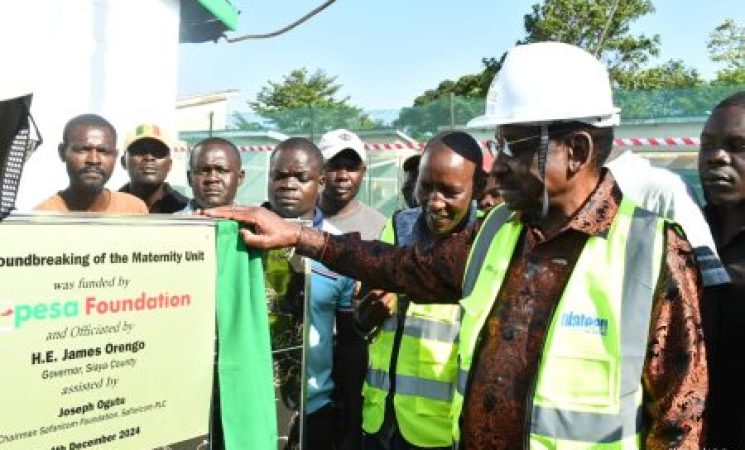 Governor Orengo and M-Pesa Foundation Launch Maternity and Laboratory at Nyangu Health Centre