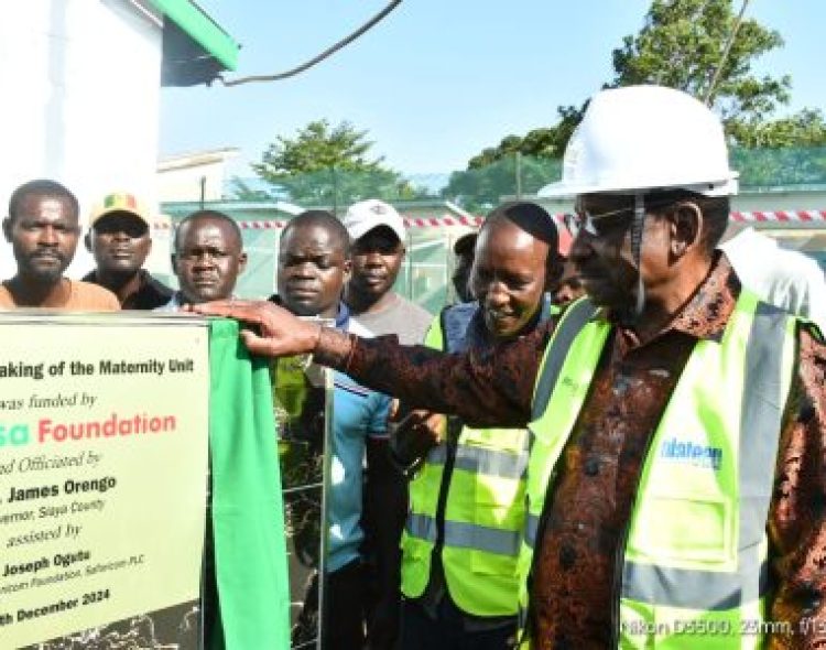 Governor Orengo and M-Pesa Foundation Launch Maternity and Laboratory at Nyangu Health Centre