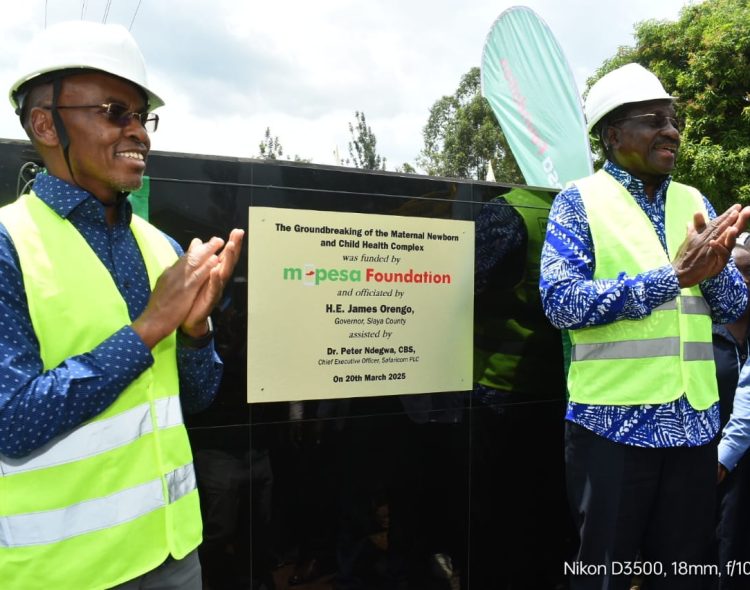 SIAYA, SAFARICOM PARTNER TO INITITIATE THE CONSTRUCTION OF STATE- OF-THE-ART TINGARE HEALTH CENTER