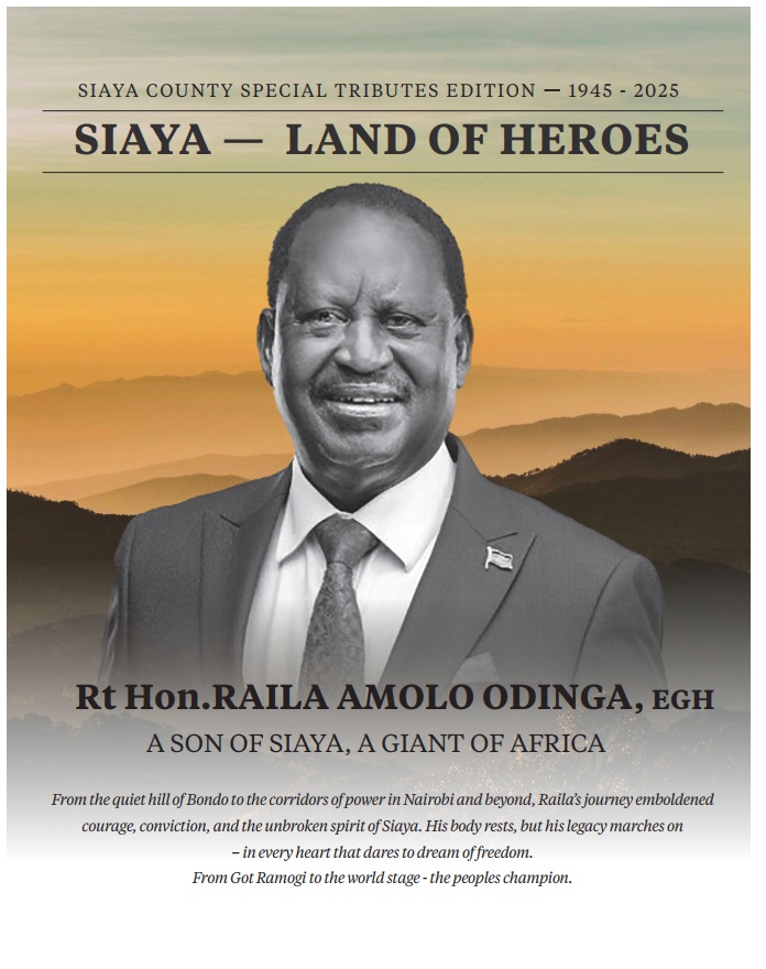 Siaya County Special Tributes Edition